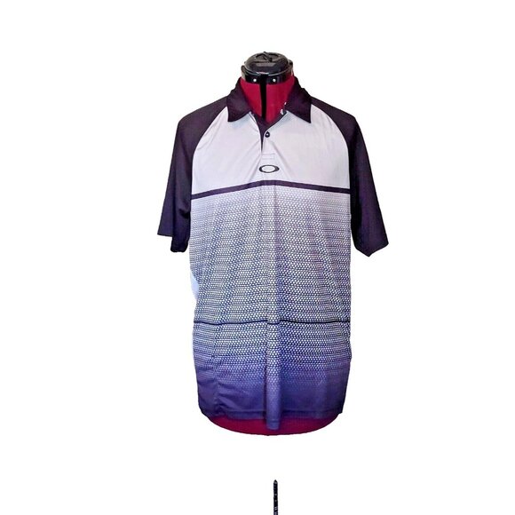 Oakley Golf Polo Shirt Multicolor Mens Size Small - Picture 1 of 6